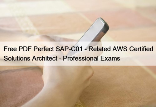 Free PDF Perfect SAP-C01 - Related AWS Certified Solutions Architect - Professional Exams